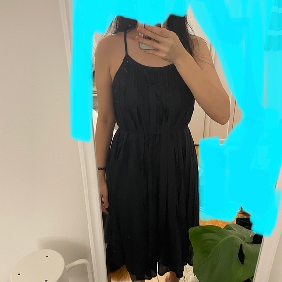 Loft strap navy dress - Picture 4 of 5